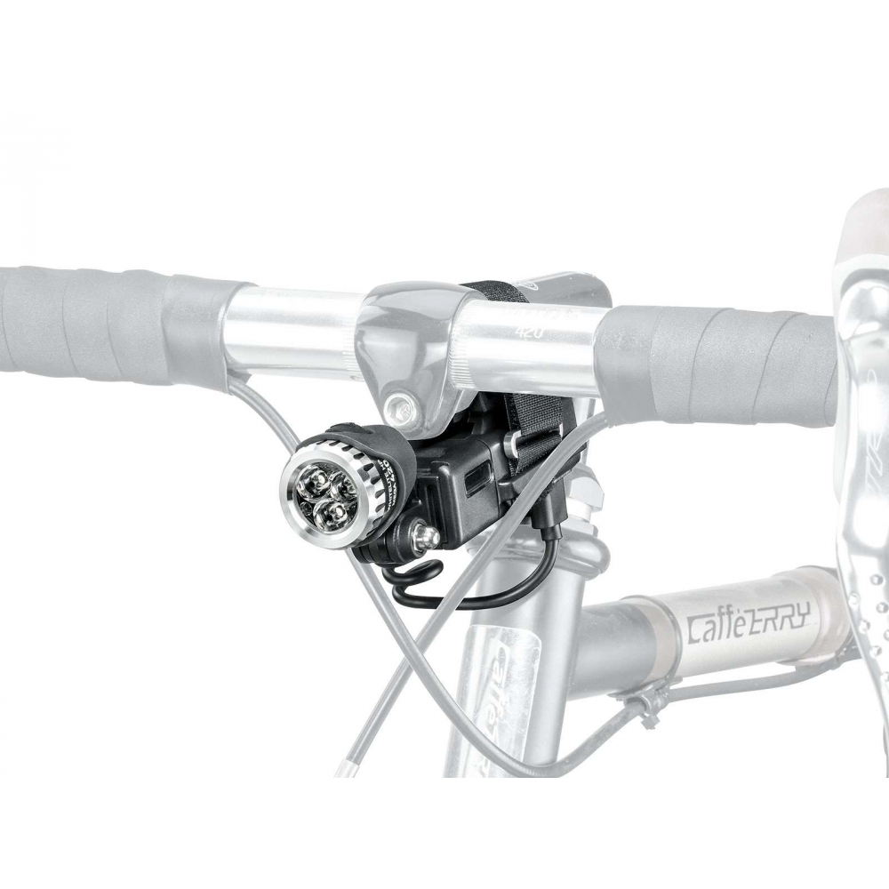 Велосипедный фонарь с внешним аккумулятором Topeak WhiteLite HP Mega 420