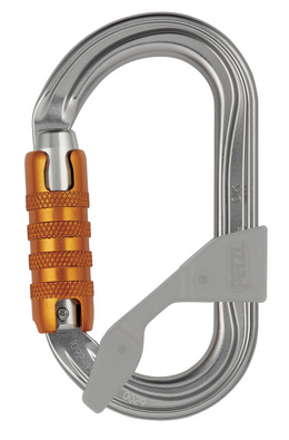 Petzl - Симметричный алюминиевый карабин Ok Triact-Lock