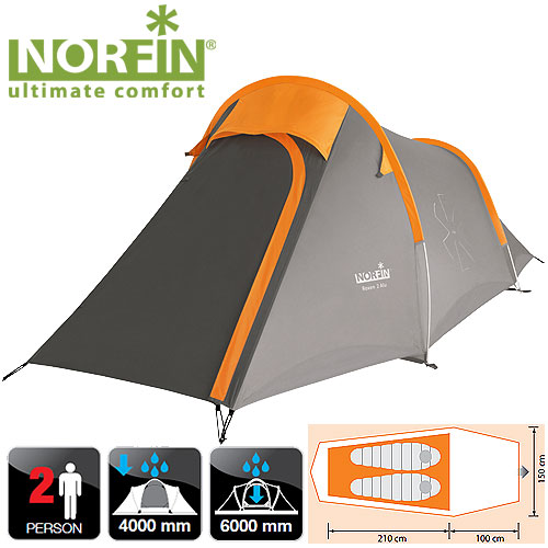 Norfin - Палатка 2-х местная Roxen 2 Alu NS
